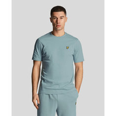 Футболка Lyle & Scott Plain T-shirt, размер S, голубой, бирюзовый
