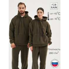 Худи For Rain, размер 48, , хаки