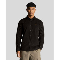 Рубашка Lyle & Scott Needle Cord Shirt, размер XL, коричневый