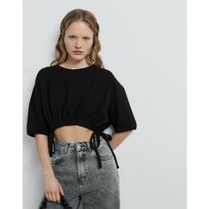 Кроп-топ Gloria Jeans, размер S (42-46), чёрный