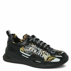 Кроссовки Versace Jeans Versace Jeans Couture 74YA3S1B, размер 42, чёрный