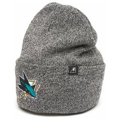 Шапка Atributika & Club San Jose Sharks, размер 55-58, серый