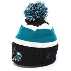 Шапка Atributika & Club San Jose Sharks, размер 55-58, черный