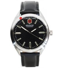 Наручные часы Swiss Military Hanowa, черный/серебристый