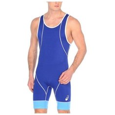 Трико борцовское ASICS Wrestling Suit, размер 2XS, синий