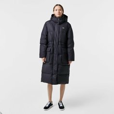 Пуховик LACOSTE, размер T40, темно-синий