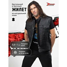 Жилет RockMerch, размер 3XL, черный