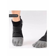 Носки TOPI, размер 40-43, черный/серый
