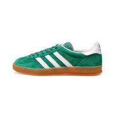 Кроссовки adidas Gazelle Indoor, размер 39 EU, collegiate green / cloud white / gum