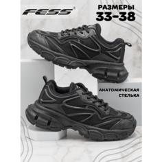 Кроссовки FeSS, размер 34, черный