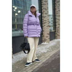 Пуховик Modress, размер 58, лиловый