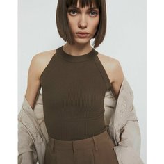 Топ Gloria Jeans GJ BLACK, размер XL (52-54), коричневый