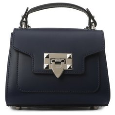 Сумка сэтчел divas bag, фактура гладкая, темно-синий