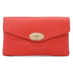 Сумка клатч divas bag, фактура рельефная, красный