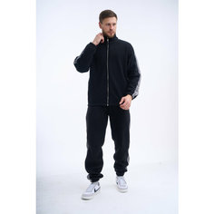 Костюм спортивный H&T Collection, размер 50, черный