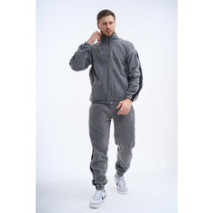 Костюм спортивный H&T Collection, размер 52, серый