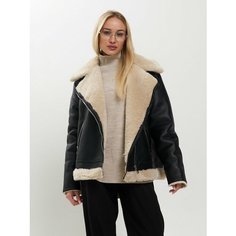 Дубленка RM shopping, размер M, черный