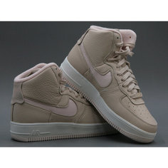 Кроссовки NIKE Air Force 1 Sculpt, полнота D, размер 8 US / 39 EUR, бежевый, розовый