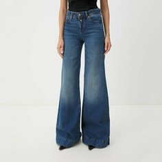 Джинсы клеш Versace Jeans Couture, размер 31, темно-синий