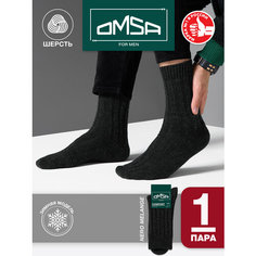 Носки Omsa, размер 39-41, nero melange