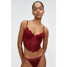 Бюстгальтер H&M, размер 75B, бордовый