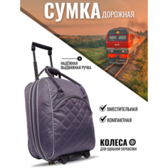 Сумка дорожная , 24 л, 30х40х20 см, ручная кладь, серый Без бренда
