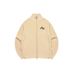 Кардиган LMC Script High Neck, размер L, , кремовый L.M.C
