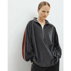 Свитшот Gloria Jeans, размер S (40-42), , серый, красный