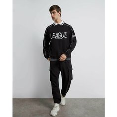 Брюки спортивные Gloria Jeans, размер XL/182 (52-54), чёрный