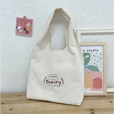 Сумка шоппер Croco Gifts, фактура гладкая, белый