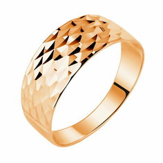 Кольцо Diamant online, красное золото, 585 проба, размер 17
