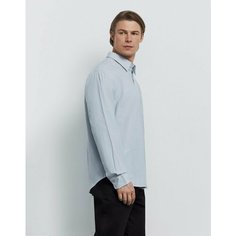 Рубашка Gloria Jeans, размер XS (40-42), белый/голубой