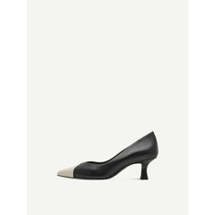 Туфли Tamaris, размер 37, бежевый, черный