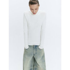 Водолазка Befree Basic, размер S, , молочный