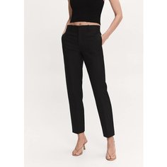 Брюки классические MANGO JORDAN, размер 34, черный