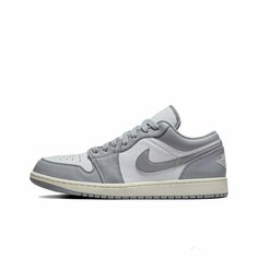 Кроссовки Jordan 1 Low, полнота F (EU)/ на среднюю стопу, размер 9.5US 8.5UK 43EU 42RU 27.5CM, vintage grey