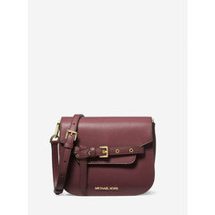 Сумка кросс-боди MICHAEL KORS, фактура зернистая, бордовый