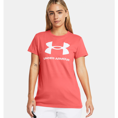 Футболка спортивная Under Armour, размер M, coho/white