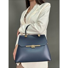 Сумка Sefaro, фактура матовая, Blu Scuro Matte