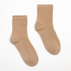 Носки Minaku Школа 2023, размер 35-36, , бежевый