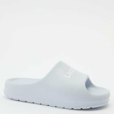 Шлепанцы LACOSTE, размер 40.5, светло-голубой