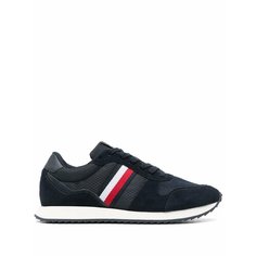 Кроссовки TOMMY HILFIGER Signature Tape Runner, размер 44 EU, синий