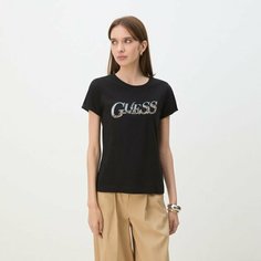 Футболка GUESS, размер L, черный