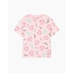 Футболка Gloria Jeans, размер 4-6л/110-116, светло-розовый