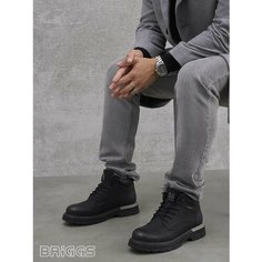 Ботинки тимберленды BRIGGS, размер 43, черный