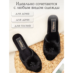 Тапочки Inblu, размер 36, черный