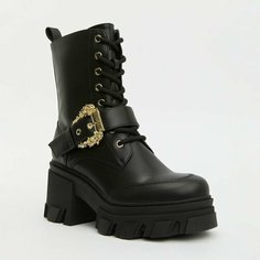 Ботильоны Versace Jeans Couture, размер 35, черный