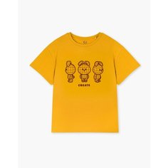 Футболка Gloria Jeans GJ COOL, размер 5-6л/116 (30), Желтый