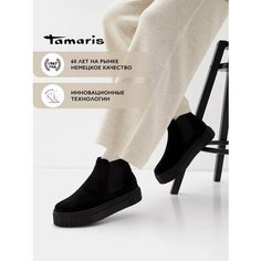Ботинки челси Tamaris, размер 36, черный