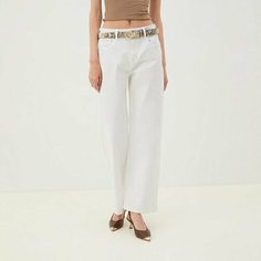 Джинсы широкие Pepe Jeans, размер W28/L32, белый